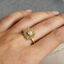 Diamond Sunray Engagement Ring, thumbnail 3 of 9