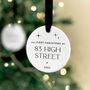 Personalised 'First Christmas in New Home' Bauble, thumbnail 1 of 10