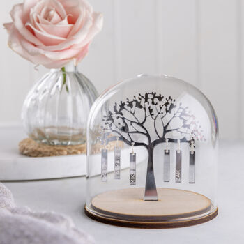 Personalised Anniversary Family Tree Dome Decoration, 2 of 12