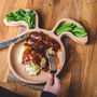 Personalised Wooden Rabbit Plate Made In Britain, thumbnail 3 of 7