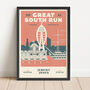 Personalised Great South Run Print, Unframed, thumbnail 1 of 7