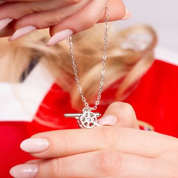 Arsenal Football Club Silver Finish Cannon Necklace, 2 of 10