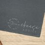 Personalised 'Cheese Addict' Slate Cheese Board, thumbnail 2 of 2