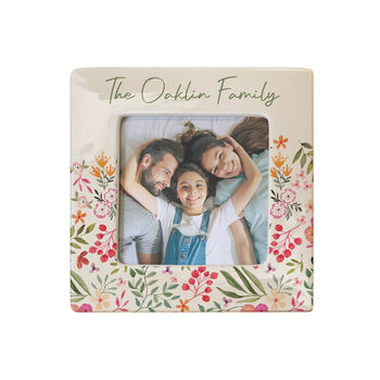 Personalised Floral Frame For Family Memories, 4 of 4