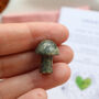 Unakite Mushroom Crystal Polished Healing Gemstone, thumbnail 1 of 8