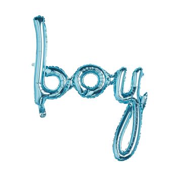 Blue Boy Baby Shower Party Balloon, 3 of 3