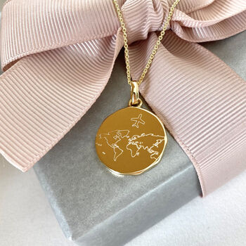 Personalised Travel Necklace, 2 of 7
