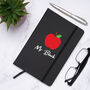Personalised Teacher Apple Pu A5 Notebook, thumbnail 3 of 4