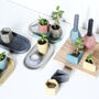 Sustainable Concrete Geometric Candle Stick Holder, thumbnail 8 of 8