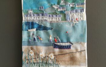 Ferry Crossing Hanging Embroidery Pattern, 5 of 10