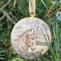 'Donkey And Robin' Tree Decoration, thumbnail 1 of 3