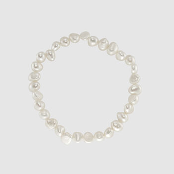 Alderley White Pearl Stretch Bracelet, 2 of 3