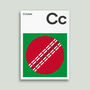 Cricket Ball Posters And Prints, Gifts For Cricket Fans, thumbnail 3 of 5