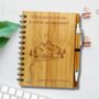 Personalised Eco Bamboo Road Trip Travel Journal, thumbnail 2 of 7