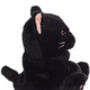 Twilight Black Cat Soft Toy Halloween, thumbnail 2 of 3