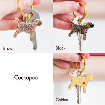 Greatest Dog Dad Father's Day Keyring, 4 of 12