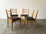 Four Mid Century 1970’s Dining Chairs By Schreiber, thumbnail 1 of 7