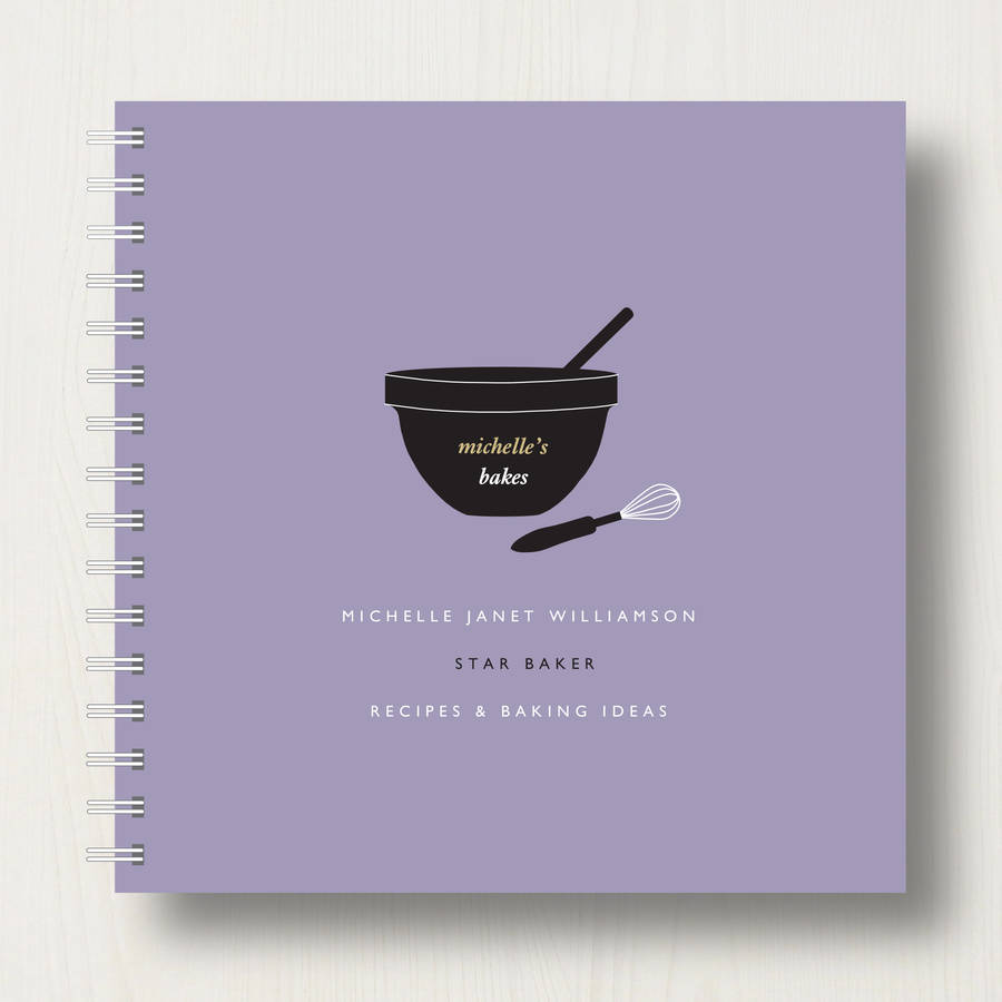 Personalised Baking Lover's Recipe Book, 1 of 10