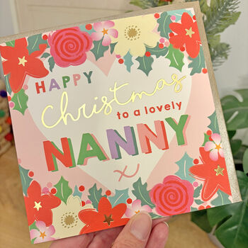 Celebration Christmas Nanny Card, 5 of 5