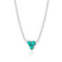 Turquoise Trinity Necklace With Slider Clasp, thumbnail 6 of 12