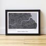 Great North Run Route Map Personalised Runner Gift, thumbnail 9 of 9