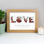 Personalised Photo Love Framed Print, thumbnail 3 of 10