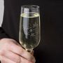 Engraved Christmas Prosecco Glass For Her, thumbnail 1 of 4