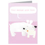 Personalised Polar Bears Card, thumbnail 2 of 3