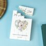 Wedding Gift Personalised Heart Map Lego® Block: Custom Location Keepsake For Couples, thumbnail 1 of 7