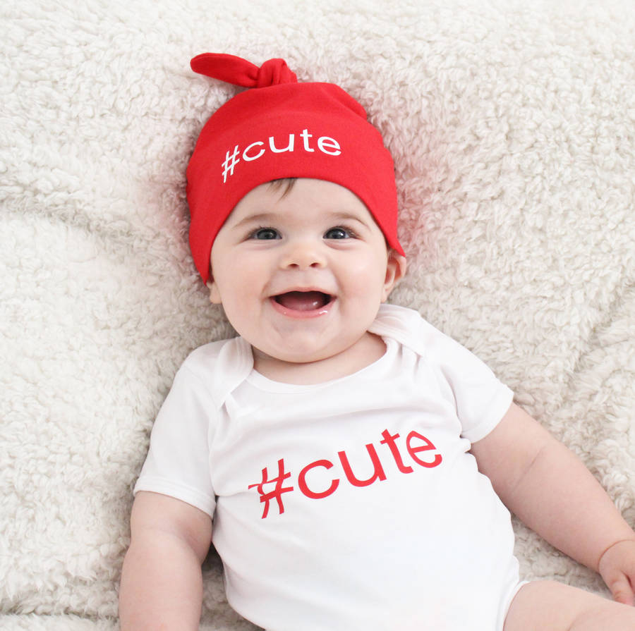 cute baby grow / write your own hashtag by precious little plum