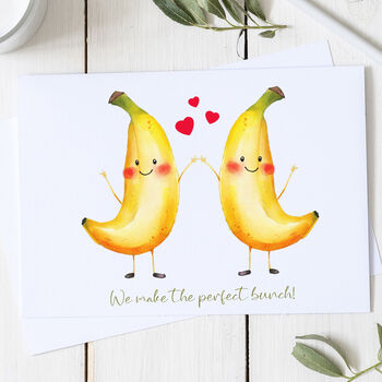 Personalised Perfect Bunch Wedding, Anniversary Valentine Card, 2 of 2