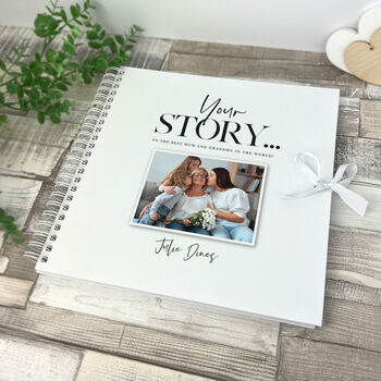 Personalised 'Your / Our Story' Memory Book For Mum, Dad, Or A Loved One, 2 of 6