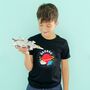 Kids Personalised Space T Shirt, thumbnail 2 of 3