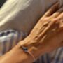 September Birthstone Sapphire Crystal Bracelet, Birthday Jewellery For Her, thumbnail 5 of 8