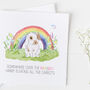 Personalised Pet Memorial Card Rabbit Memorial … 1v1f, thumbnail 2 of 5