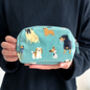 Best In Show Colourful Dog Design Makeup Bag, thumbnail 1 of 5