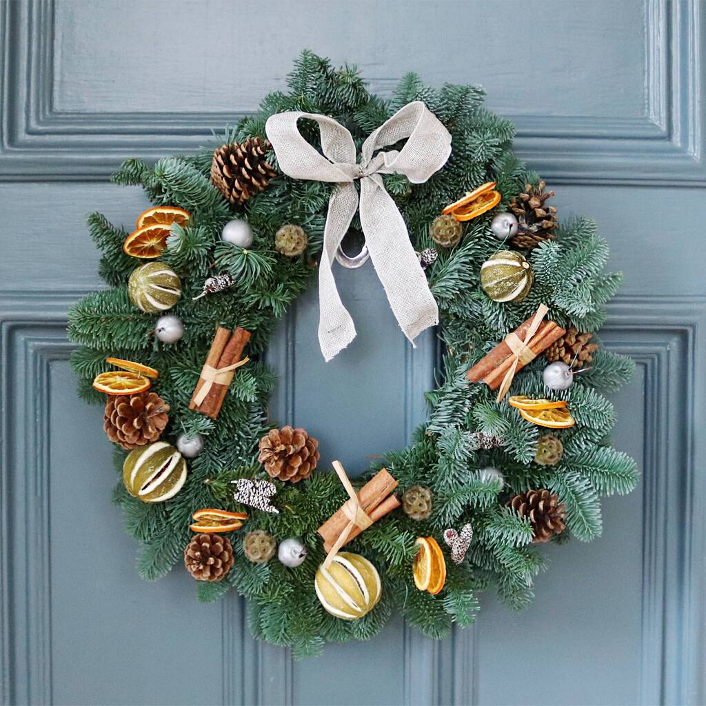 Make Your Own Luxury Fresh Pine Christmas Wreath Kit, 1 of 6