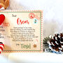 Personalised Christmas Elf Arrival Postcard, thumbnail 3 of 4