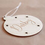 Personalised Wooden Christmas Tree Decoration, thumbnail 4 of 4