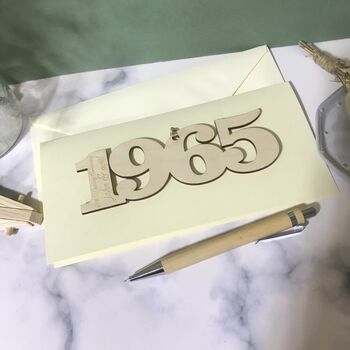 Personalised 1965 60th Anniversary Year Card, 8 of 8