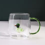 G Decor Handmade Cute Animals Glass Mug And Cup Collection Clear Tea And Coffee Drinkware, thumbnail 3 of 6