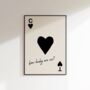 Personalised How Lucky Are We Print, thumbnail 1 of 8