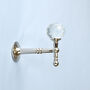 G Decor Pack Of Two Crystal Curtain Tie Backs, Chrome, thumbnail 2 of 5