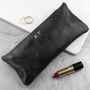 Monogrammed Luxury Leather Slimline Clutch, thumbnail 1 of 12