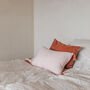 Misi Washed Coral Velvet Cushion, thumbnail 2 of 7