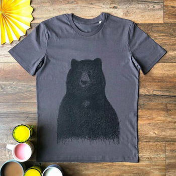 Big Bear Organic T Shirt Mens, 2 of 6