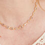 Herkimer Diamond Grey Gold And Silver Collar Necklace, thumbnail 1 of 12