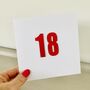 18th Birthday Card ~ Handmade, thumbnail 1 of 3