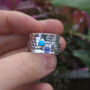 Personalised Birthstone Spinner Ring, thumbnail 5 of 12