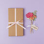 Bouquet Of Wooden Flowers Congratulations Gift, thumbnail 4 of 5